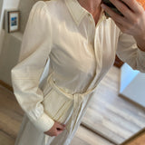 Robe à manches longues Fabi - Blanche - FABIENNE CHAPOT