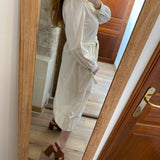 Robe à manches longues Fabi - Blanche - FABIENNE CHAPOT
