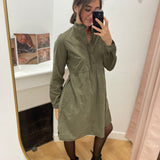 Robe Amelia - Dark olive - C'EST BEAU LA VIE