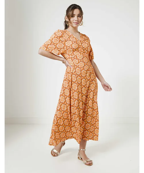 Robe Baobab - Orange - C'EST BEAU LA VIE