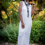 Robe boutonnée sans manches Milika - Cloud - OBJECT