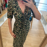 Robe longue imprimé camouflage - Kaki - IKKS