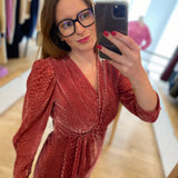 Robe cache cœur Cosmos - Bois de rose - SUNCOO