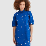 Robe chemise - Bleu électrique - I.Code