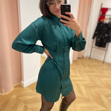 Robe chemise Vistudsy - Verte émeraude - VILA