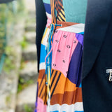 Robe chemise longue à imprimé graphique Cheryn - Multicolore - SUNCOO