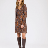 Robe courte Ostina - canelle - An'ge