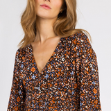 Robe courte Ostina - canelle - An'ge