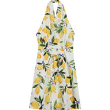 Robe courte imprimée dos nu Renata - Ecru - GRACE & MILA