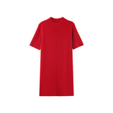 Robe courte Octobre - Rouge - GRACE & MILA