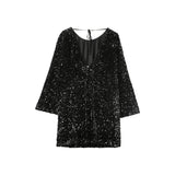 Robe courte Oprah - Noire - GRACE & MILA