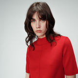 Robe courte Octobre - Rouge - GRACE & MILA