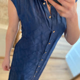 Robe midi Cuba - Bleu nuit - SUNCOO