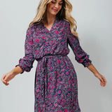 Robe Electra - Cranberry - C'EST BEAU LA VIE