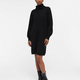 Robe en maille Objmalena - Noire - OBJECT