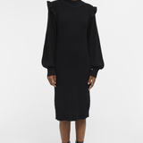 Robe en tricot Objmalena - Noire - OBJECT