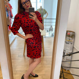 Robe imprimée - Rouge - IKKS WOMEN