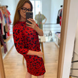 Robe imprimée - Rouge - IKKS WOMEN