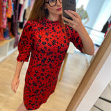 Robe imprimée - Rouge - IKKS WOMEN