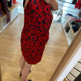 Robe imprimée - Rouge - IKKS WOMEN