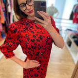 Robe imprimée - Rouge - IKKS WOMEN