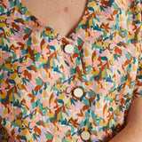 Robe imprimée - Saumon - I.Code