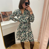 Robe Laura - Sauge - C'EST BEAU LA VIE