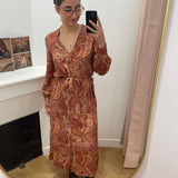 Robe longue bohème Source - Terracotta - GRACE & MILA