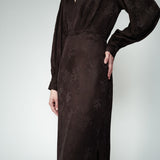 Robe longue Olsen - Noire - GRACE & MILA