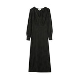 Robe longue Olsen - Noire - GRACE & MILA