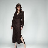 Robe longue Olsen - Noire - GRACE & MILA