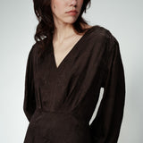 Robe longue Olsen - Noire - GRACE & MILA