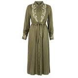 Robe longue Oriany - Olive - AN'GE