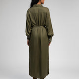 Robe longue Oriany - Olive - AN'GE
