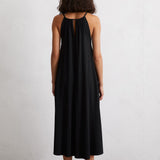 Robe loose à bretelles en jersey - Noire - MARC'O POLO FEMME