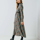 Robe longue Lyn - Noire - C'EST BEAU LA VIE
