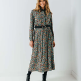 Robe longue Lyn - Noire - C'EST BEAU LA VIE