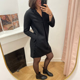 Robe Manches Longues Nowelrob - Noir - TBS Femme