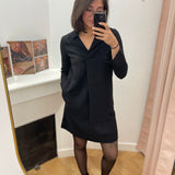 Robe Manches Longues Nowelrob - Noir - TBS Femme