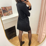 Robe Manches Longues Nowelrob - Noir - TBS Femme