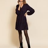 Robe courte imprimée MARTYA - MAUDEE - An'ge