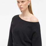 Robe longue en maille Rouseraphine - Meteorite - ROUGE EDIT