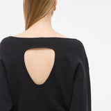 Robe longue en maille Rouseraphine - Meteorite - ROUGE EDIT