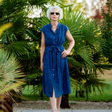 Robe midi Cuba - Bleu nuit - SUNCOO
