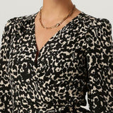 Robe midi Natalia - Noir - FABIENNE CHAPOT
