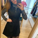 Robe zippée - Noire - IKKS WOMEN