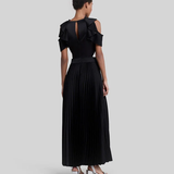 Robe plissée - Noire - IKKS WOMEN