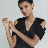 Robe plissée - Noire - IKKS WOMEN