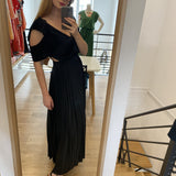 Robe plissée - Noire - IKKS WOMEN