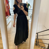 Robe plissée - Noire - IKKS WOMEN